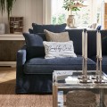 Sofa Lennox Sofa 3,5 Seater, recycled weave, denim blue