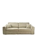 Sofa Metropolis Sofa 3,5 seater, washed cotton, ash grey