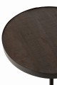 Stolik Fien Low Mango Wood Iron Dark Brown Black