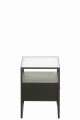 Stolik Frame Metal/Glass Black