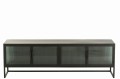 Komoda Metal/Glass Black