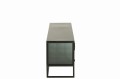 Komoda Metal/Glass Black