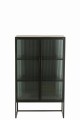 Komoda Metal/Glass Black