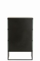 Komoda Metal/Glass Black