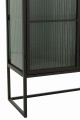 Komoda Metal/Glass Black