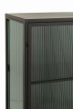 Komoda Metal/Glass Black
