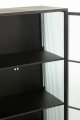 Komoda Metal/Glass Black