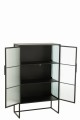 Komoda Metal/Glass Black