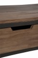 Regał Wood/Metal Brown+Black