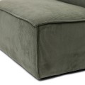 Sofa modułowa The Jagger Center 95cm, english rib, moss green