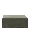 Puf The Jagger Footstool, english rib, moss green