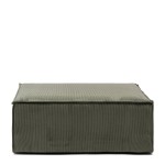 Puf The Jagger Footstool, english rib, moss green
