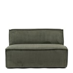 The Jagger Center 125 cm, english rib, moss green