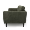 Sofa Sophia Sofa 3,5 Seater, english rib, moss green