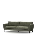 Sofa Sophia Sofa 3,5 Seater, english rib, moss green