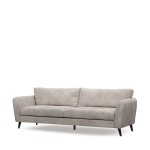 Sofa Sophia Sofa 3,5 Seater, english rib, almond