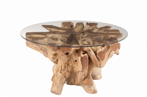Stolik kawowy Raoul Teak Wood Natural Small