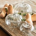 Dynia szklana dekoracyjna RM Decoration Pumpkin, Transparent, S