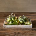 Dynia szklana dekoracyjna RM Decoration Pumpkin, Transparent, S