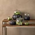 Dynia szklana dekoracyjna RM Decoration Pumpkin, Transparent, S