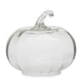 Dynia szklana dekoracyjna RM Decoration Pumpkin, Transparent, S