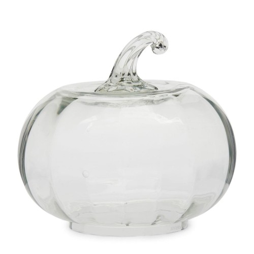 Dynia szklana dekoracyjna RM Decoration Pumpkin, Transparent, S