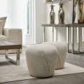 Pufa Perruche Stool Boucle WhiSand