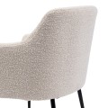 Krzesło Dining Chair The Smith, White Sand, Bouclé