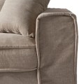 Sofa Metropolis Sofa 2,5 Seater, washed cotton, natural