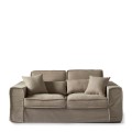 Sofa Metropolis Sofa 2,5 Seater, washed cotton, natural