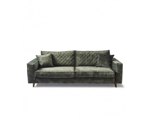 Sofa  Kendall 3,5 Seater, velvet, ivy
