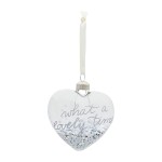 Bombka Ornament Lovely Time, Silver, S