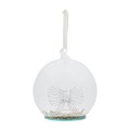 Bombka Ornament Glittery Bow, Gold, Ø10cm