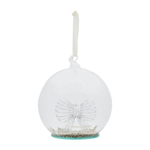 Bombka Ornament Glittery Bow, Gold, Ø10cm