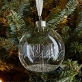 Bombka Ornament Wonderful Times, Silver, Ø10cm