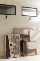 Obraz Spots Canvas/Wood Mix