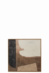 Obraz Spots Canvas/Wood Mix 