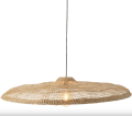 Abażur Flat Round Seagrass Natural