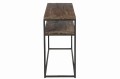 Konsola Wood/Metal Brown+Black