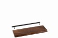 Półka ścienna Shelf Gerard Acacia Wood Brown Small