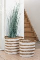 Kosz Grass/Cotton Natural/White Small