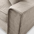 Sofa Metropolis Sofa 3,5 seater, washed cotton, stone