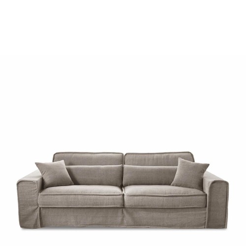 Sofa Metropolis Sofa 3,5 seater, washed cotton, stone