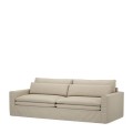 Sofa 3,5 Seater Sofa Continental, Flanders Flax