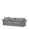 Sofa 3,5 Seater Sofa Carlton, Grey