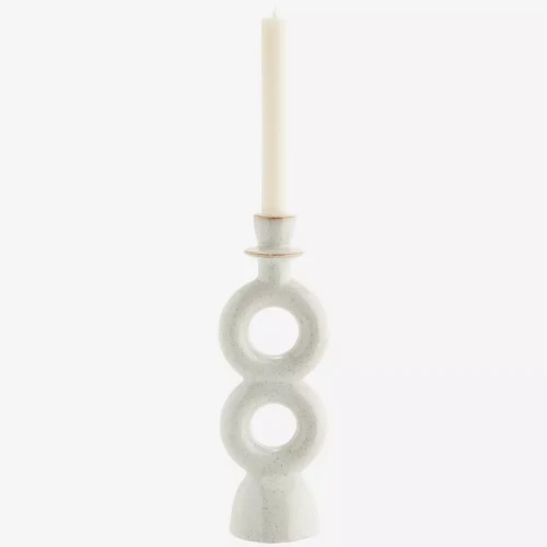 Świecznik STONEWARE CANDLE HOLDER