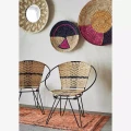 Lustro ROUND MIRROR W/ SEAGRASS