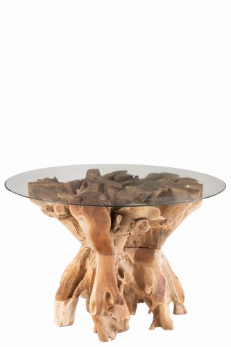 Stół okragły Raoul Teak Wood Natural