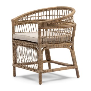 Fotel Dining Chair Victoria Falls, Natural, Rattan