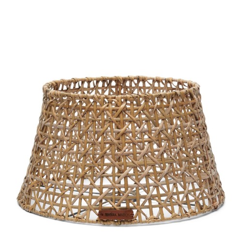 Abażur Lampshade Rustic Rattan Weave, Natural, 21x38